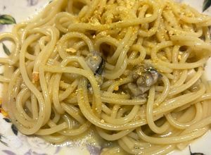 Foto di Spaghetti in padella 74 con le ostriche