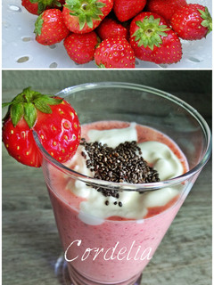 Foto resep Breakfast oat smoothie 🍓