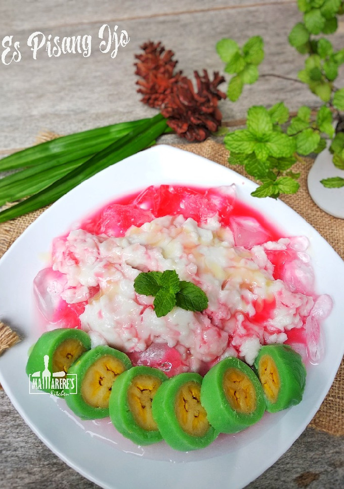 Foto resep Es Pisang Ijo