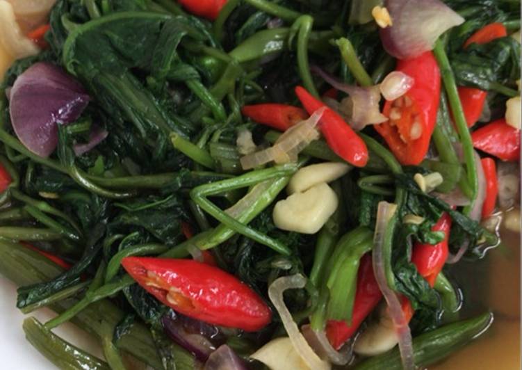 Resep Terbaru Kangkung tumis Enak Bergizi