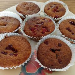 A picture of Eggless muffins.