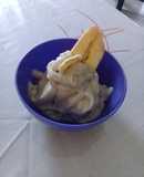 Helado proteico de banana y coco📠
