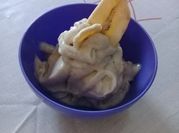 Una foto de helado con eritritol