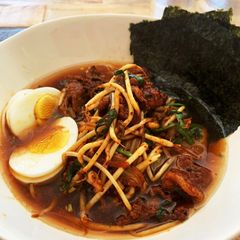 Pork Kimchi Ramen A picture of Pork Kimchi Ramen.