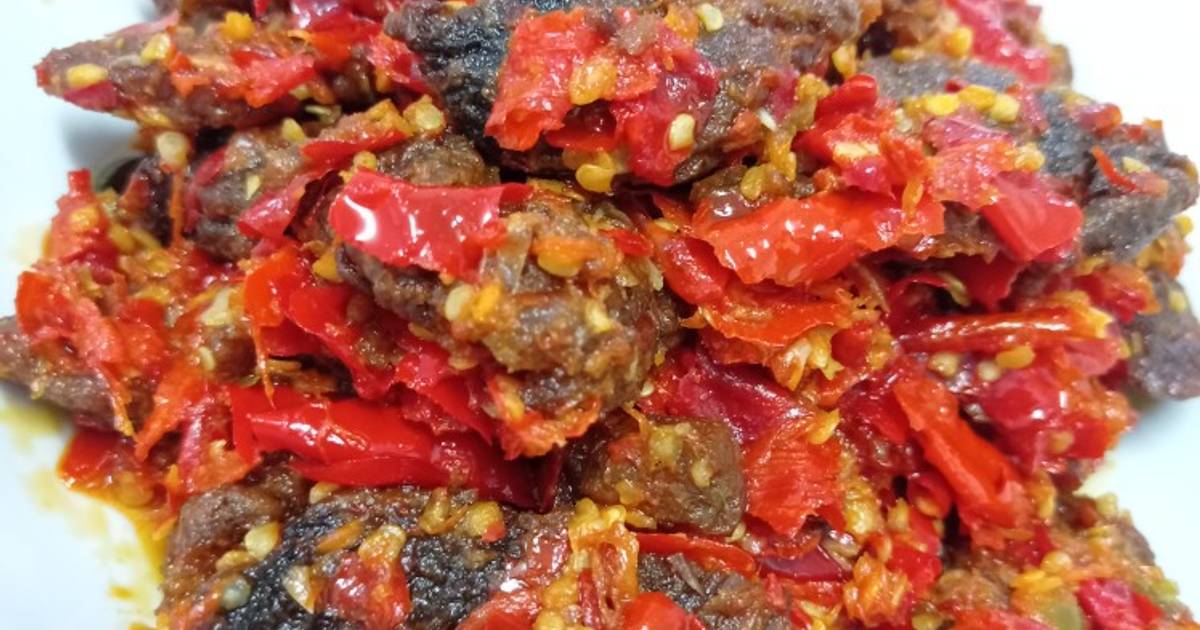 Resep Dendeng Sapi Balado Ala Pemula Oleh Ghina Addina Cookpad