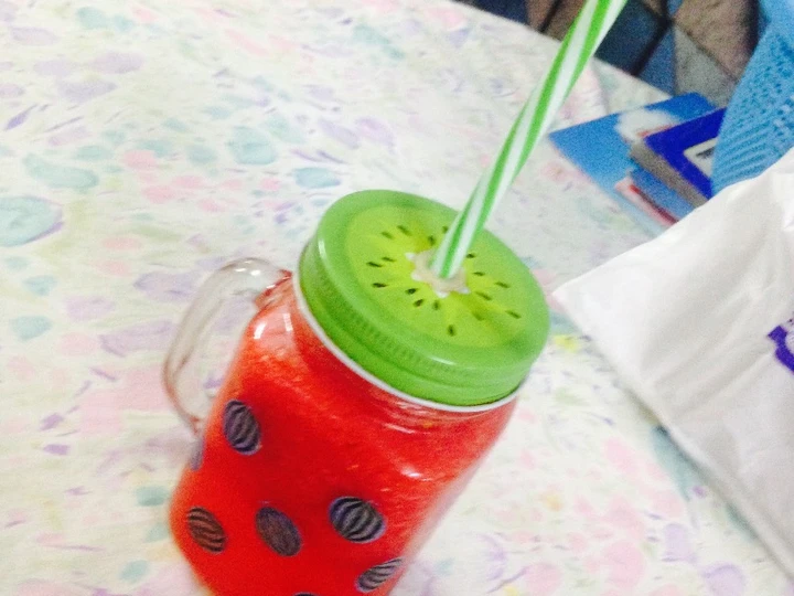 Easy Way Make Recipe Water melon drink that is  Makes Drooling, Delicious}