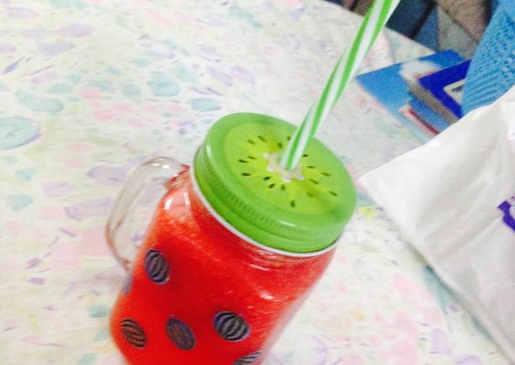 Recipe of Any-night-of-the-week Water melon drink