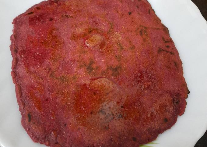 Navratan(9flours) beetroot Roti