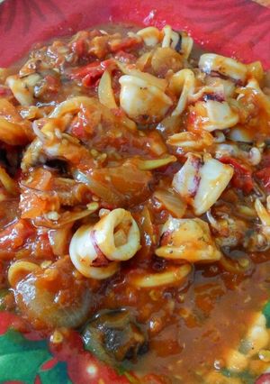 Foto resep Cumi asam pedas