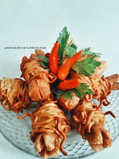 Foto resep Sosis Mie Gulung