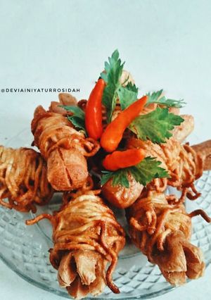 Foto resep Sosis Mie Gulung