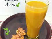 Gambar jamu kunyit asam tradisional