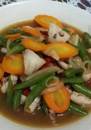 Foto resep Tumis cumi sayur