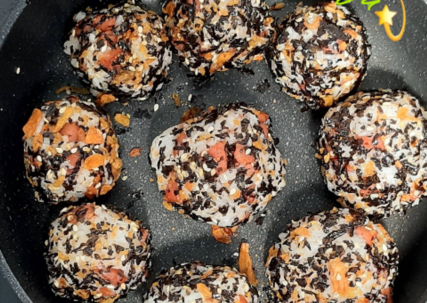 Bola nasi balur nori