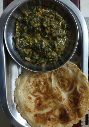 A picture of Daal - Palak.