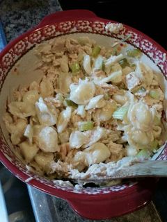 A picture of Simple Tuna Pasta Salad.