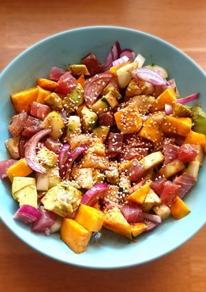 Una foto de Cebiche de atún