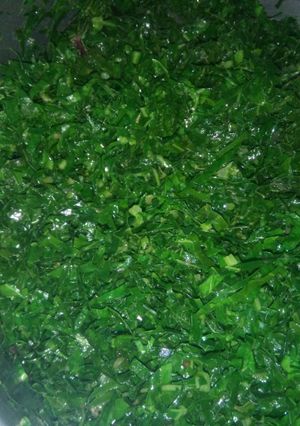 A picture of Sauted sukuma wiki.