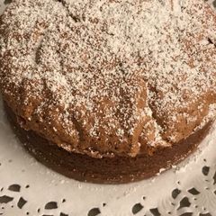 A picture of Nutella Soufflé Cheesecake.