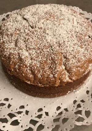 A picture of Nutella Soufflé Cheesecake.