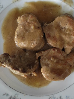 Una foto de Solomillo de cerdo en salsa