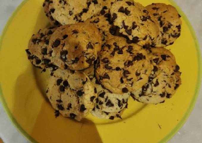 Cookies aux petites de chocolat