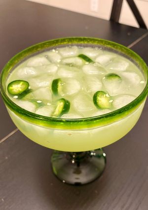 A picture of Spicy Cucumber Margarita.