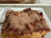 A picture of walnut and coffee cake