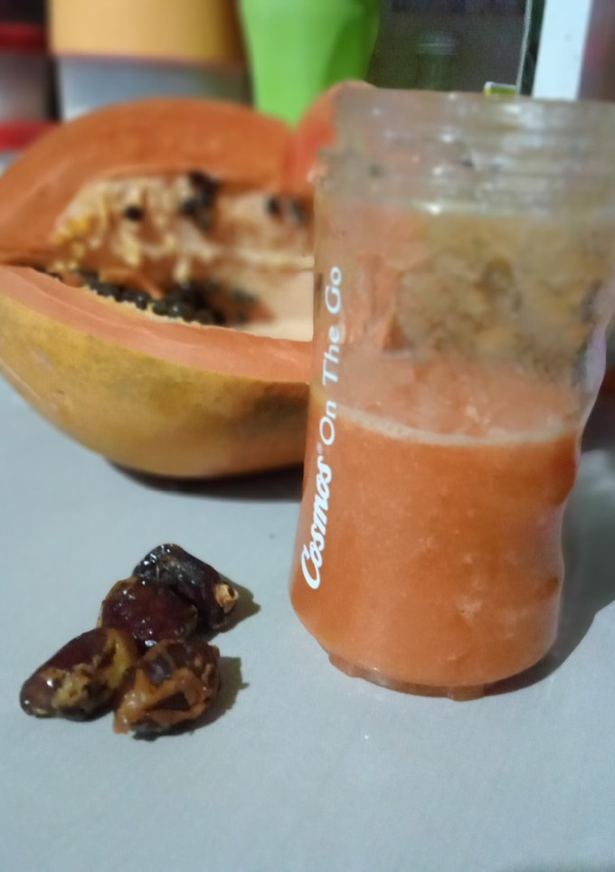 Foto resep Jus Pepaya Kurma