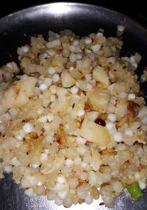 A picture of Sabudana khichdi.
