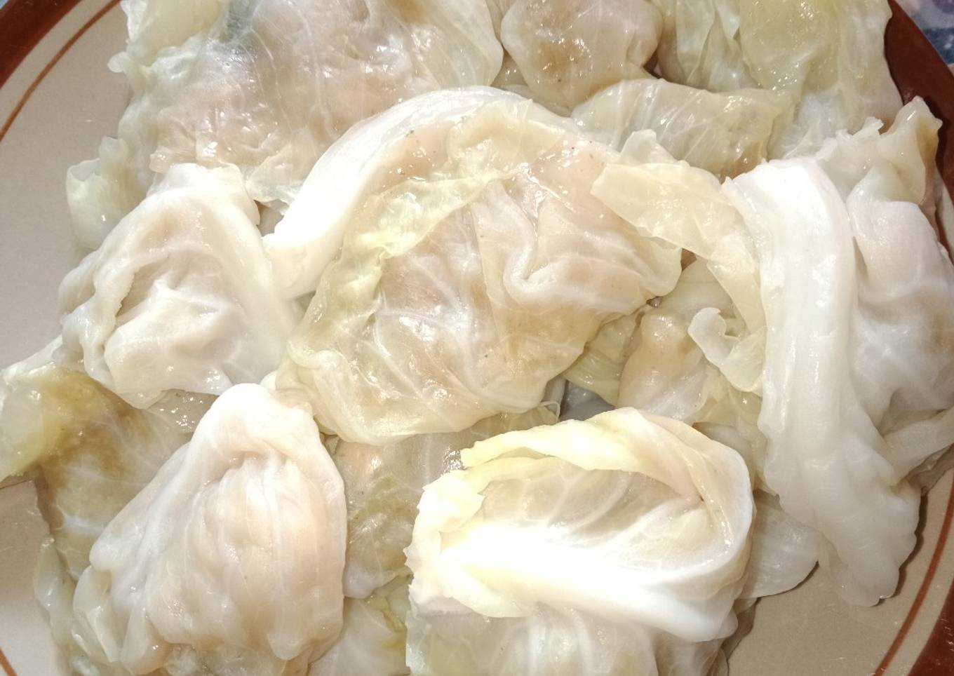 Siomay kulit sayur kubis