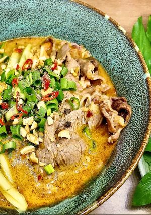 Hình của món Hủ tiếu Satế Triều Châu.