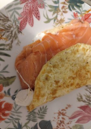 Foto di 109 👩🏻🍳Omelette con Salmone, Mozzarella