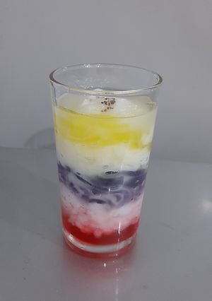 Foto resep Es Blueberry Coco