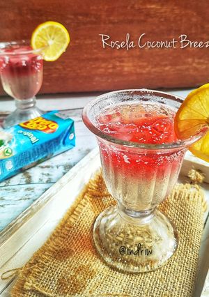 Foto resep Rosela Coconut Breeze