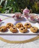 Galletitas con harina frutos secos