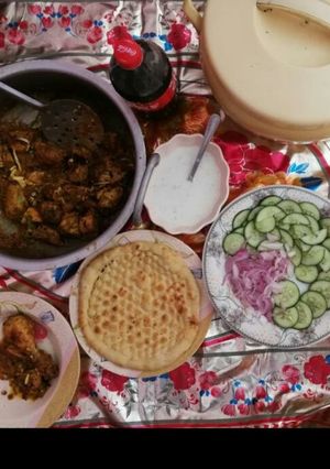 A picture of Chicken tikka.