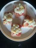 Cheese corn pasta with crunchy twist