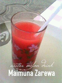 A picture of Water melon drink.