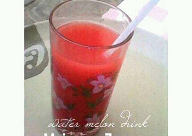 Step-by-Step Guide to Prepare Speedy Water melon drink