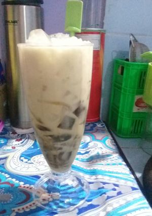 Foto resep 13. Es cincau Jelly