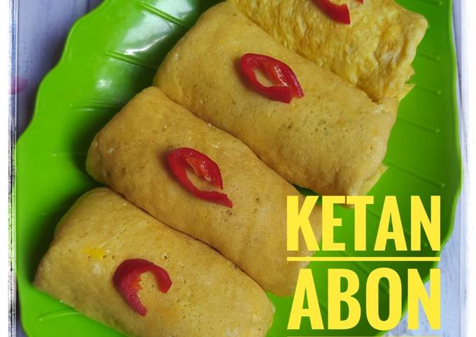 Ketan Abon Gulung Telur