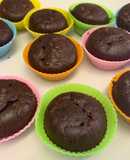Muffins saludables de cacao