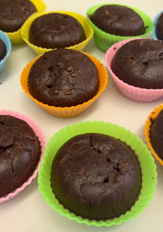 Una foto de Muffins saludables de cacao