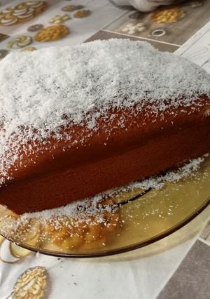 صورة لوصفة كيك المحلات بزيت