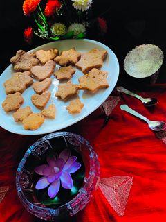 ক্রিস্পি পাম্পকিন ঠেকুয়া (Crispy Pumpkin  Thekua recipe in Bengali) রেসিপির প্রধান ছবি