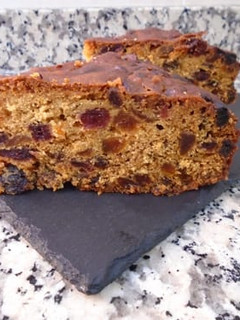 Una foto de Christmas cake