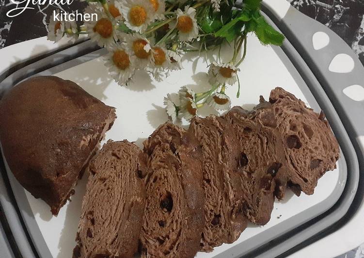 Resep Chocolate - Raisin Bread Anti Gagal