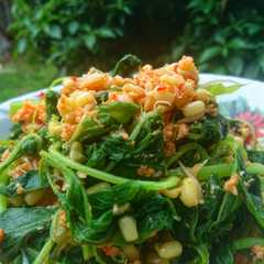 รูปของ Urap bayam dan toge