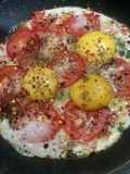 মন চাও ডিমের পোচ অমলেট (man chao dimer omelette recipe i Bengali)